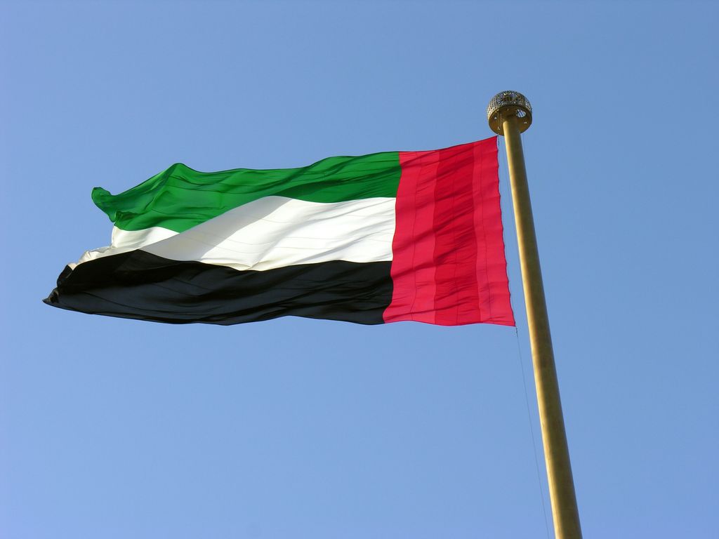 UAE Flag to represent free zone vs offshore company in UAE